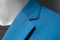 Chaleco De Novio Casual Para Hombre Marca Alta Color Sólido Diseño De Negocios Blazer De Boda Top De Traje Chaqueta De Moda - details 18