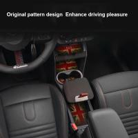 6Pcs Tapete De Cuero Antideslizante Para Puerta De Coche Mini Countryman U25 2024 2025 Soporte De Taza Y Ranura Decorativo - details 4