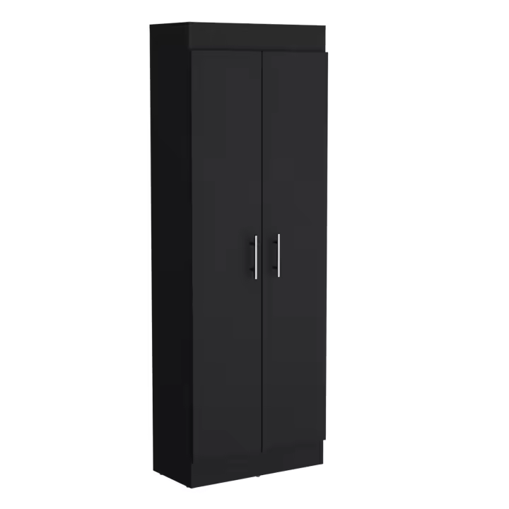 TUHOME Alacena Nepal en melamina con 2 puertas y 4 estantes - 1