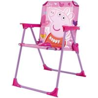 Arditex - Silla plegable infantil con dibujo PEPPA PIG y reposabrazos con medidas de 32x38x53cm apto para uso de exteriores o playa - details 0