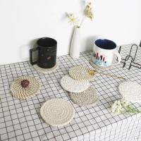 Juego De 8 Tapetes Para Vinos Con Alambre De Coton Incluye Estantes De Almacenamiento Tapete Para Taza De Café Decoración Para El Hogar - details 2