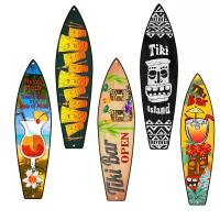 Cartel De Metal Tiki Bar Surf Estilo Americano Irregular Para Decoración De Pared Hogar Playa Club Barra Cocina Cuarto Dormitorio - details 0