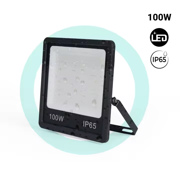 Barcelona LED Proyector LED de exterior - 100W - Negro - IP65 - 1
