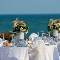 Mantel De Seda Blanca Para Boda Y Fiesta Cubierta Rectangular De Restaurante Lavable Decoración De Mesa Moderna Para Hogar - details 0