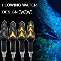 Luces De Señalización LED Para Motocicleta Con Flujo De Agua Y Relé Integrado Luces De Giro Bendibles Indicador De Cola 12V ABS - details 3