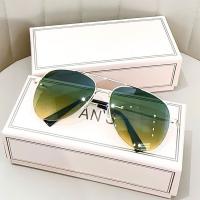 Gafas De Sol Pilotas Gradient Fashion Unisex Con Protección UV400 Gran Marco Tendencia Para Ciclismo Y Conducción - details 3