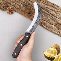 Cuchillo De Fruta Para Banano Y Durazno Cuchillo De Cocina De Acero Inoxidable Forjado Con Mango De Madera Herramienta De Cocina Chef - details 12