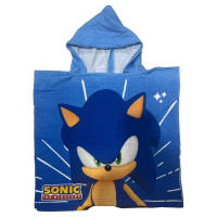 Sonic Toalla con Capucha Niños 50x50cm, Sonic The Hedgehog Toalla Infantil de Playa y Piscina, Poncho Niña y Niño, Toalla de Baño Microfibra - details 0