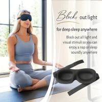 Máscara De Sueño 3D Blindfold Ayuda Al Sueño Almohadilla De Memoria Suave Para Ojos Bloqueo De Luz Para Viajes Cubierta De Ojos - details 4