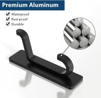 Ganchos adhesivos extra Fuertes, para Colgar hasta 6 kg, resistor de metal inoxidable en la Puerta de La Parada - details 4