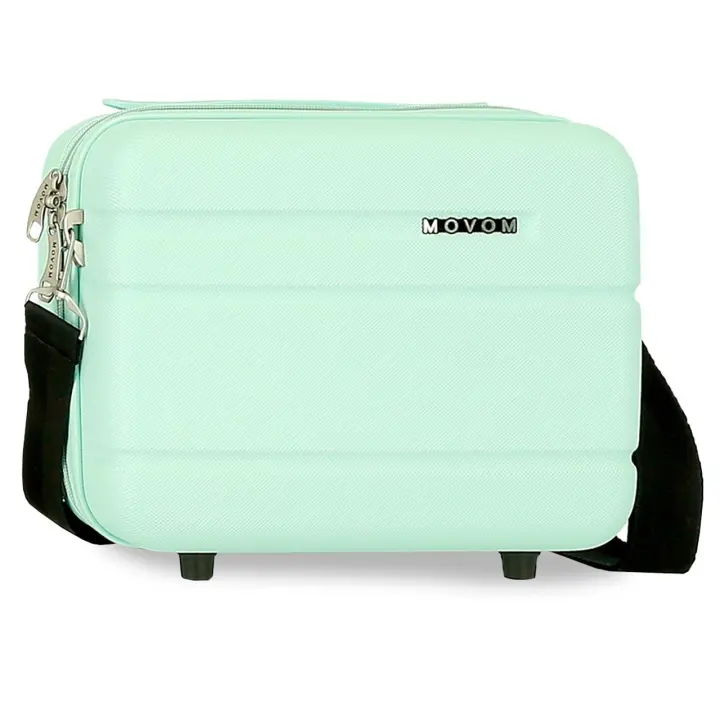 MOVOM Neceser Rígido Adaptable - Rígido ABS -  Colección Galaxy - Bandolera - Ultraligero - Ref 59839 - 29 x 21 x 15 cm - - 1