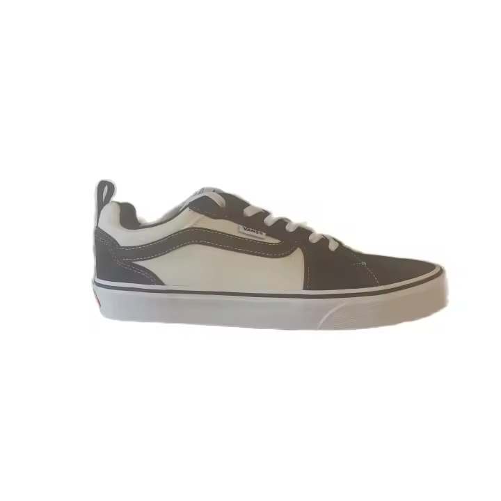 Sneaker Vans Hombre; modelo Filmore, suela blanca y piso caramelo; Referencia VN0A5EDULKZ1; material: Puntera en Suede y laterales en lona; Zapatilla urbana de Vans, con su clásica banda lateral, en este caso color negro.  708199 - 1