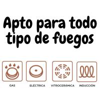 LILI HOME Sartenes Antiadherentes de Aluminio . Aluminiouna excelente distribución del calor para una c de alta calidad. Libres de PFOA, lo que asegura una cocción más saludable sin sustancias tóxicas. - details 3