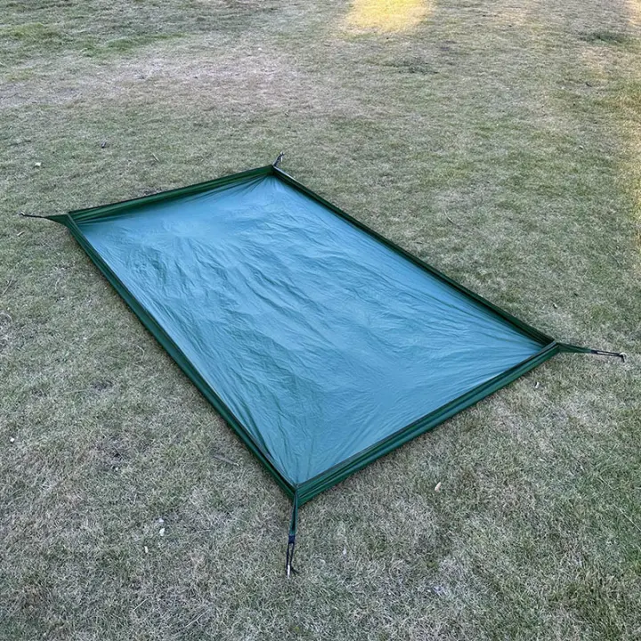 Mantel De Camping Multifuncional Para 1/2 Persona Toldo Suelo Para Baño De Búho Refugio De Montaña Rusa Senderismo Aventura Al Aire Libre - 1