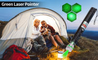 Puntero láser verde de larga distancia, linterna táctica de larga distancia con enfoque ajustable verde, interfaz USB, adecuada para interacción con mascotas/escalada/caza/reunión - details 3