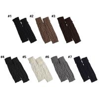 Calcetines De Piel De Lana Térmicos Para Mujer Calcetines De Invierno Vintage Tejidos a Mano Calientes Cubierta De Botas Longaños Para Damas - details 8