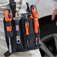 Bolsa De Herramientas Táctica Con Clip De Cinturón Y Bolsillo Para Piernas Para Electricistas Y Mantenimiento Para Hombres - details 0
