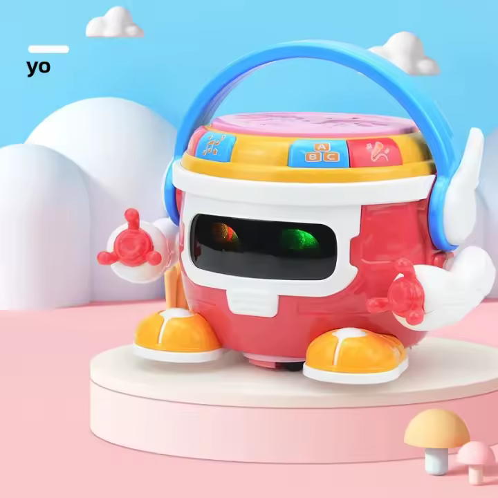 Juguete Musical Interactivo Para Bebés Y Niños Con Luces Y Sonidos Robot Danzante Con Elementos Espaciales Juguete Educativo Para Regalos - 1