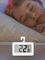 Termómetro De Mini Nevera Frigorífico Con Pantalla LCD Grande Impermeable Para Hogar Medidor De Temperatura Para Freezer Y Habitaciones - details 6