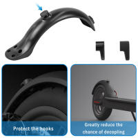Juego De Guardabarros Para Scooter Eléctrico Con Luz Trasera Accesorios Adecuados Para Scooter Cuatro Agujeros Fijación Con Tornillos - details 2