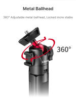 VIJIM Ulanzi MT-16 Trípode Plegable Para Teléfono Con Cabeza De Sapo Y Soporte De Selfie Mini Para Cámara Móvil DSLR Y Mirrorless - details 5