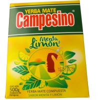 3 CAJAS DE CAMPESINO MENTA LIMON YERBA MATE  500GRM. CALIDAD PRIMERO DE PARAGUAY - details 0