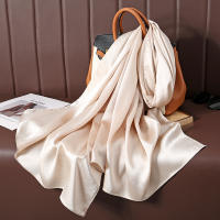 Pañuelo De Seda Lujoso Para Mujer En Color Sólido Moda Comodidad Y Versatilidad Shawl Muffler Neckerchief Bandanna Para Exterior - details 18