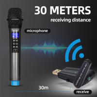 Micrófono Inalámbrico Depusheng W4 Con Eco Treble Bajo Y Bluetooth 98 FT Rango UHF Sistema De Micrófono Portátil Dinámico Para Escenario - details 1
