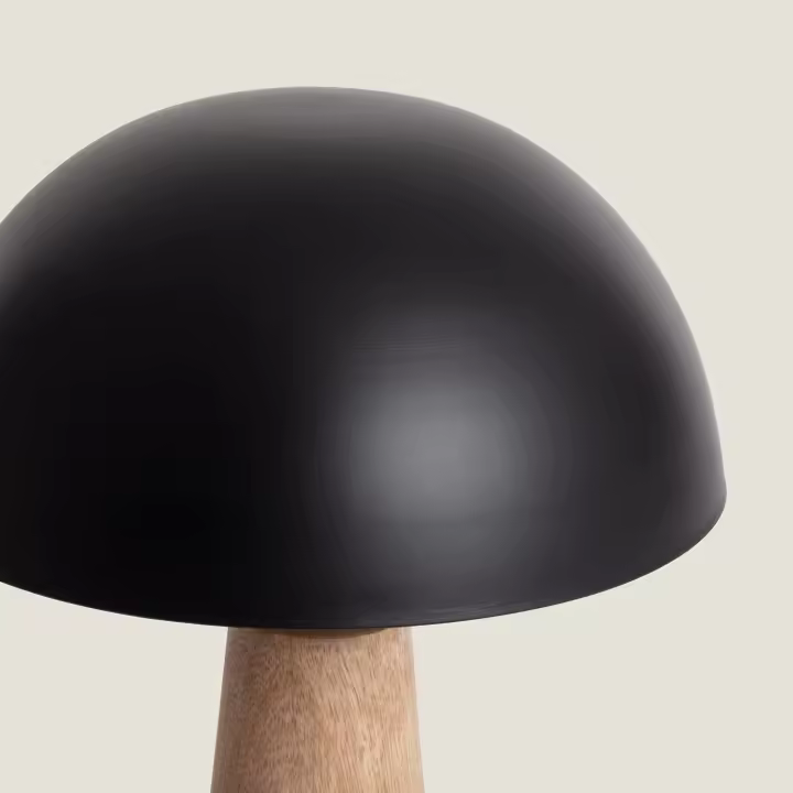 Ledkia Lámpara de Mesa Metal Kuttala Negro - 1