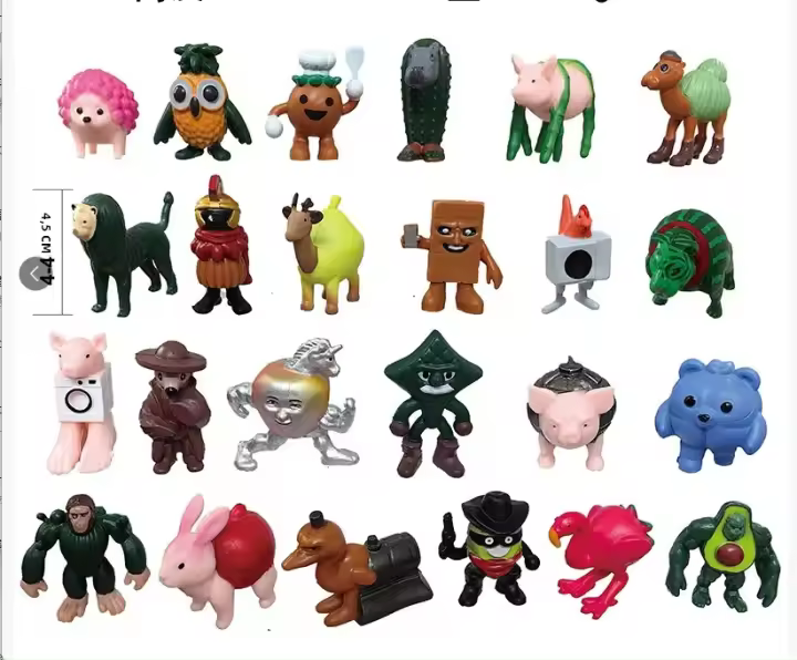 K 24Pcs Figuras De Muñecos Italianos Brainrot Tung Tung Sahur Tralalero Bombardino Crocodilo Shimpanzini Bananini Juguete De PVC Regalo - 1