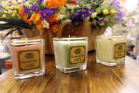 Viva Esencia – Vela de cera de soja con aroma dulce “Tan Delicioso”, libre de parafina, en tarro de vidrio reciclado reutilizable, ideal para regalo o aromatizar tu hogar – Ancient Wisdom - details 1