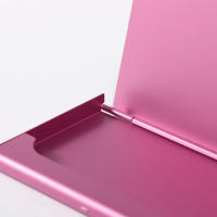 Caja De Metal Para Tarjetas De Negocio Creativa De Aleación De Aluminio Portaidentificación Y Monedas Unisex Colorido - details 29
