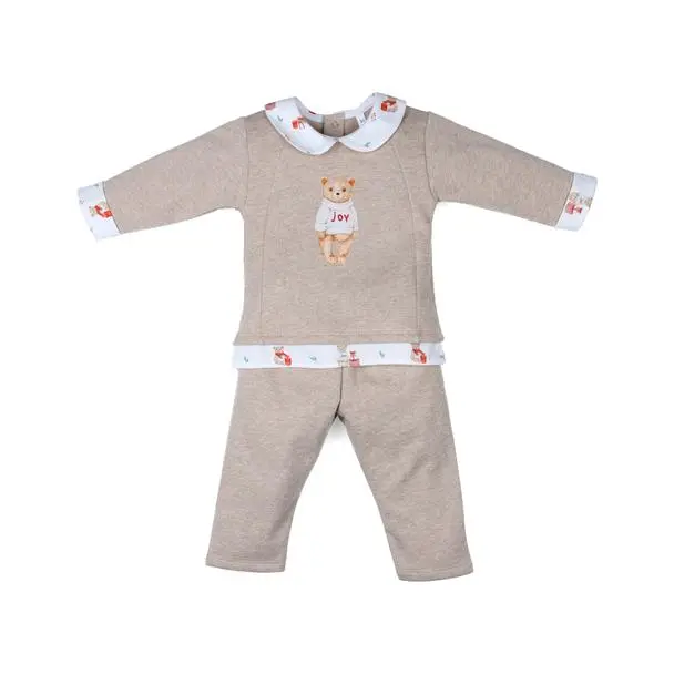 Conjunto sport de 2 piezas manga larga para bebé-31762-Tony Bambino - 1