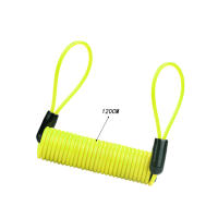 Cable De Recordatorio Para Bloque De Disco De Motocicleta 1.2M Seguridad Antirrobo Para Bicicleta ATV Scooter Motorbike - details 6