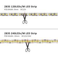 Tira De LED Flexible 5M 12V SMD 2835 120LED/M 240LED/M Azul Hielo Blanco Cálido Decoración De Hogar Luz De Raya 12 Voltios - details 5