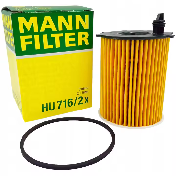 FILTRO DE ACEITE DE MOTOR HU716/2x MANN FILTER - 1