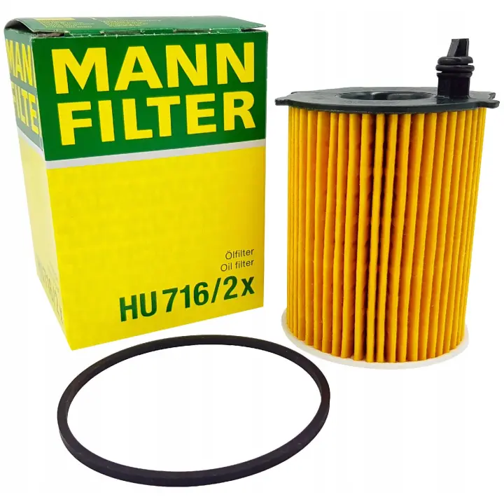 FILTRO DE ACEITE DE MOTOR HU716/2x MANN FILTER - 1