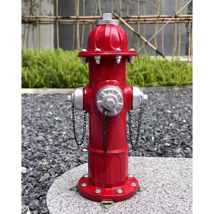 Estatuas de hidrante para jardín, decoración exterior, divertida escultura artística para patio, poste para orinar de perro, figura de patio, adorno para porche, estantería, regalo para mujer - 1