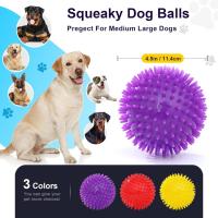 Juguete Para Perros De Tamaño Medio Y Grande Bola De Masticar Para Dientes De Perro Libre De Bisfenol a No Tóxico Espinosa - details 1