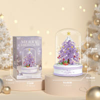 Juguetes De Rompecabezas Para Niños Caja De Música De Árbol De Navidad Con Bloques De Construcción Cristal Regalos De Navidad Para Edad 6-12 - details 5