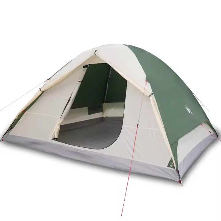 vidaXL Tienda de campaña iglú para 6 personas impermeable verde - 1