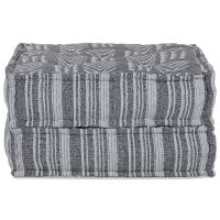 Pouffe Modular vidaXL Gris 70x70x36 Tela - details 2