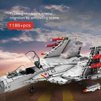 Bloques De Construcción De Avión Combatiente J-15 Portaviones Chino Modelo 1186 Piezas Para Niños Juguetes Regalo Para Niños Hombres - details 0
