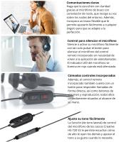 Auriculares con Micrófono Creative HS-720 V2 - Creative Cascos USB, Micro Con Cancelación de Ruido Para PC, Controles In-Line, Muteo de Micro/Llamadas/Volumen Para Videollamadas - Negro - Creative HS-720 V2 Auriculares USB con Micrófono de Condensador - details 1