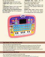 Tablet LED Para Niños Máquina De Estudio Educativa Con Sonido Musical Y Cuentos Inteligentes Forma Redonda De Animal Alfabeto Y Música Juguete Para Bebés - details 8