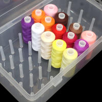 Caja De Coser Portátil Con 42 Hilos Y Gran Capacidad Para Agujas Y Hilo Organizador De Manualidades DIY Caja De Costura a Mano - details 3