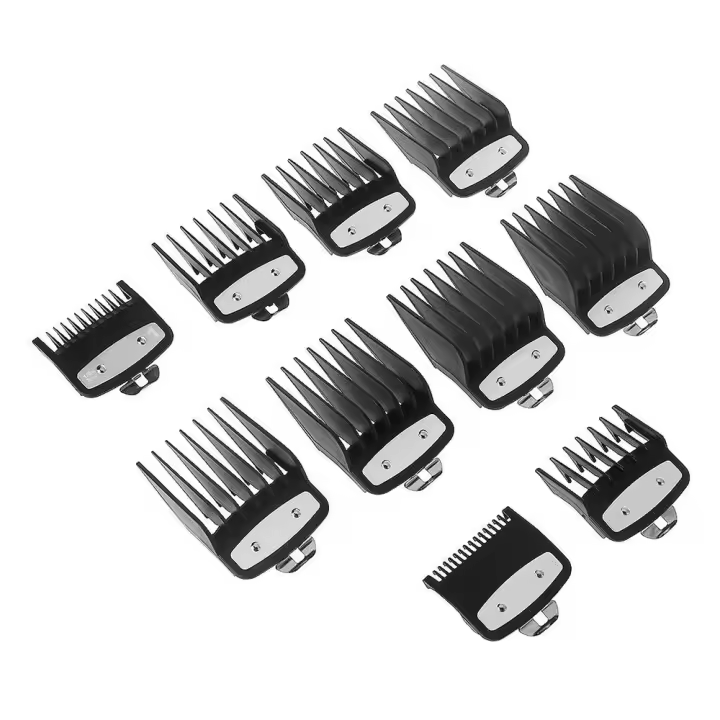 Cepillo De Corte Para Peluquero 1PC Con 10 Tamaños Diferentes Combinación De Cabello Para Barbero Reemplazo De Peine De Ajuste - 1