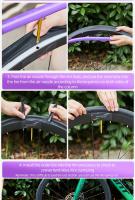 Tubo De Bicicleta Ultraligero De Aluminio OFFBONDAGE Para Rueda De 700C Con Válvula Francesa TPU Largo 60-80mm - details 12