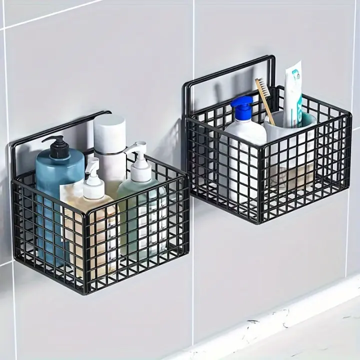 Estante De Almacenamiento Para Inodoro Sin Perforación Soporte De Pared Para Baño Organizador De Artículos De Higiene Y Toalleros - 1