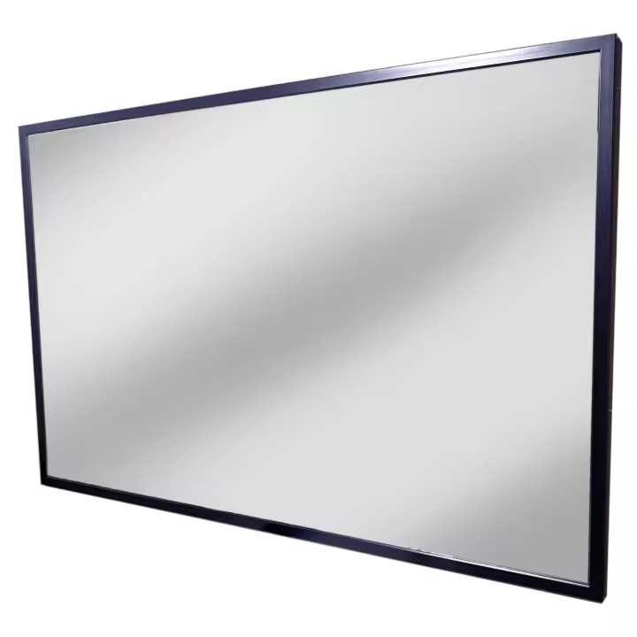 THEROSE - Espejo baño negro 120x80 Espejo de pared - 1